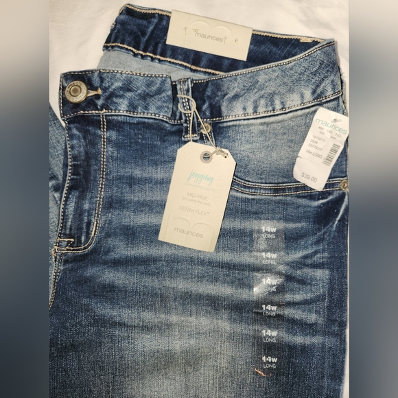 NWT Maurices Mid Rise Denim Flex Jeggings - Picture 8 of 9